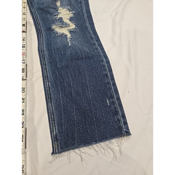 Abercrombie & Fitch Mom Jean 27/4R Distressed Look (4a) - Picture 3 of 9